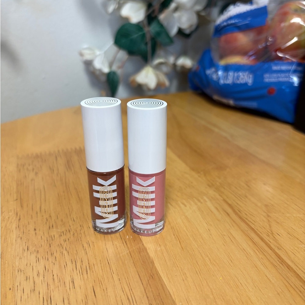 Milk Makeup Odyssey Lip Oil Gloss minis 0.1oz, Bundle of 2-Quest & Soul Search